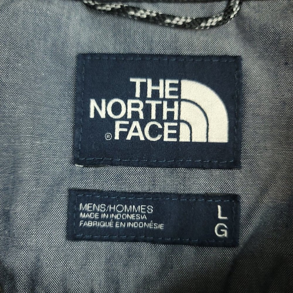 The North Face Mens L Shirt Gray Plaid Stayside Chamois Button Front - Picture 3 of 13